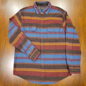 Pendleton Thomas Kay Horizontal Camber Striped Shirt